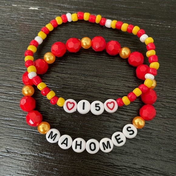 Kansas City Chiefs Friendship Bracelets - Picture 1 of 3